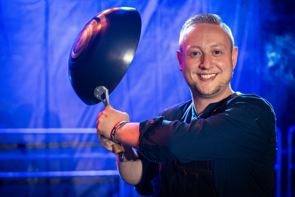 Chef am Wok
